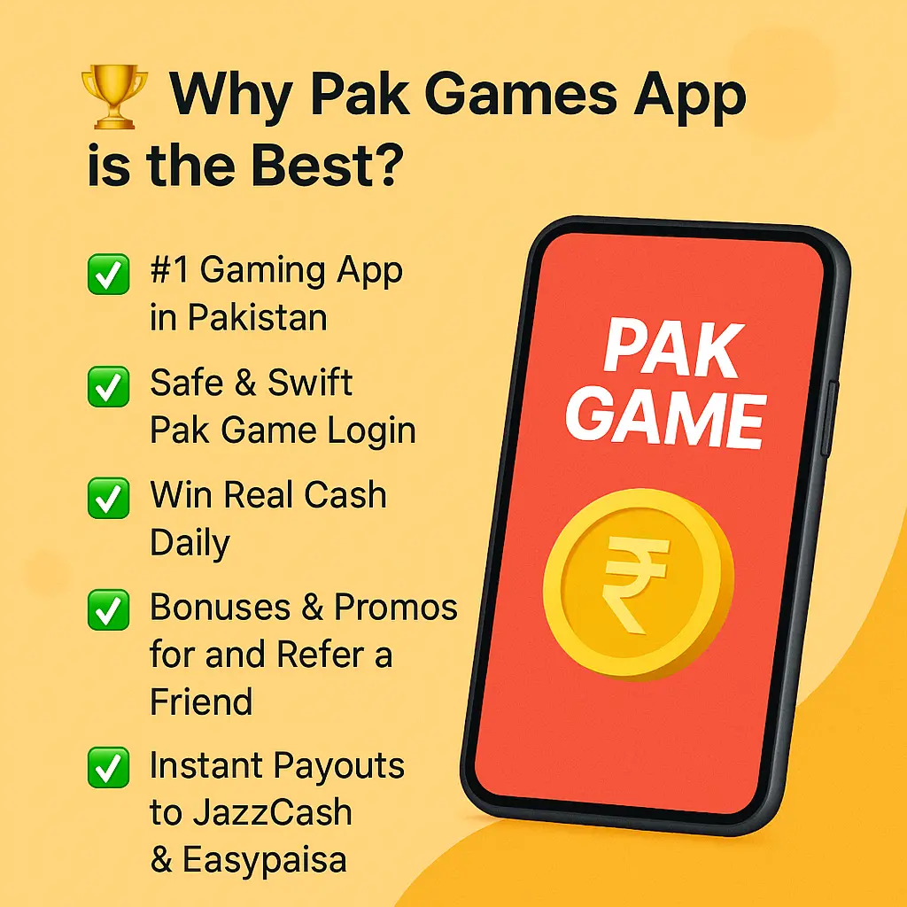 PakGames Login Form - Mobile View